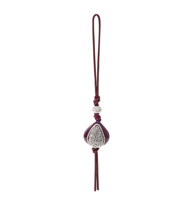 LOEWE fig bag charm glossy resin calfskin (British brand)