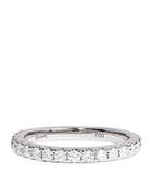 Harrods white gold diamond eternity ring 0.72ct (British brand)