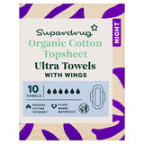 Superdrug Superdrug Cotton Night Sanitary Towels x10- Buy online at McGrocer