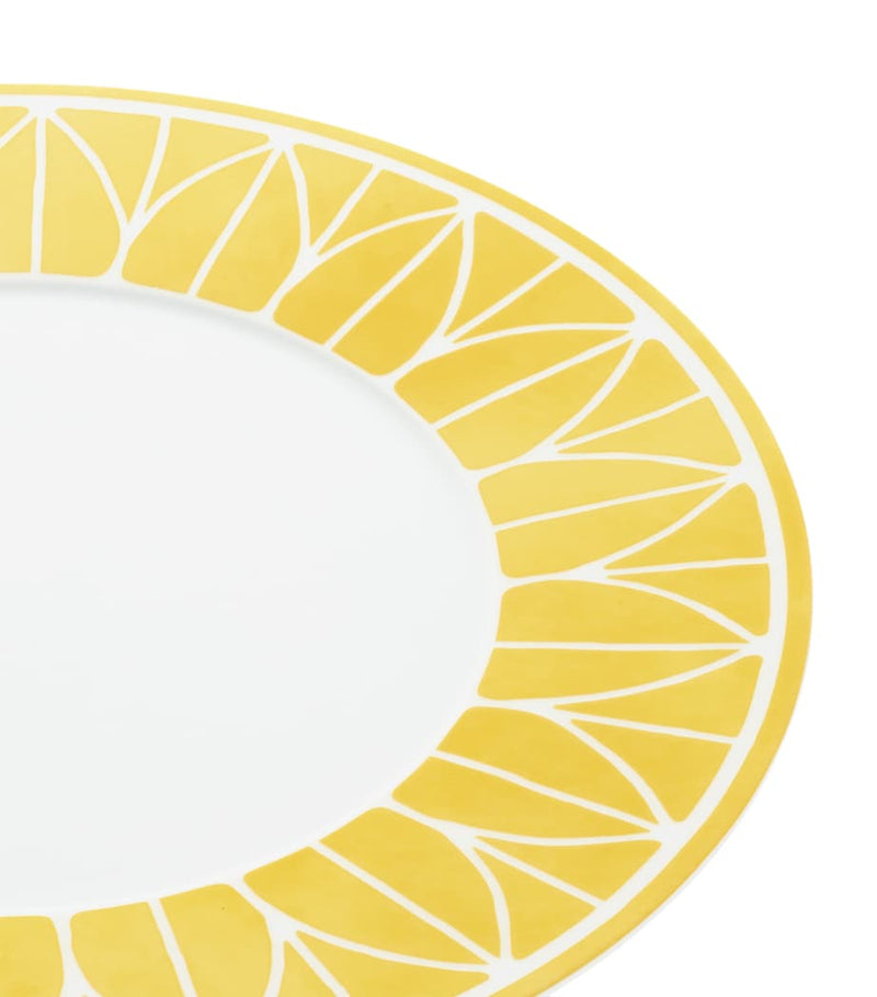 Christofle porcelain dinner plate Malmaison Riviera 27cm, imported from the UK