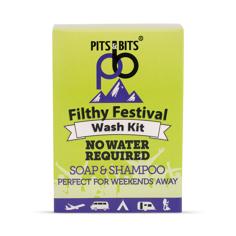 Pits & Bits Filthy Festival Wash Kit hygiene kit - British product