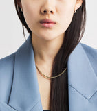 Suzanne Kalan yellow gold diamond hoop earrings, UK version