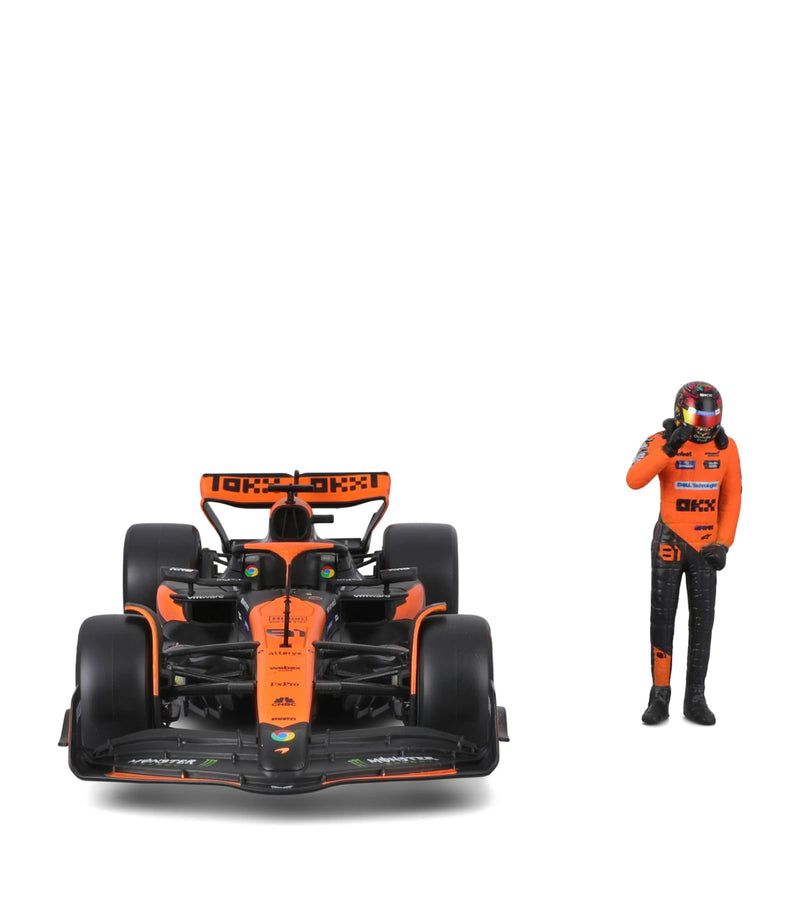 Bburago McLaren MCL38 1:24 model and driver figure, imported from the UK
