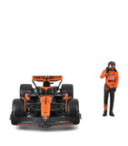 Bburago McLaren MCL38 1:24 model and driver figure, imported from the UK