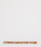 Boodles rose gold Palace bracelet with gemstones, imported from the UK