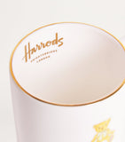 Harrods Henry Bear ceramic kids mug with gold tone rim - British product
