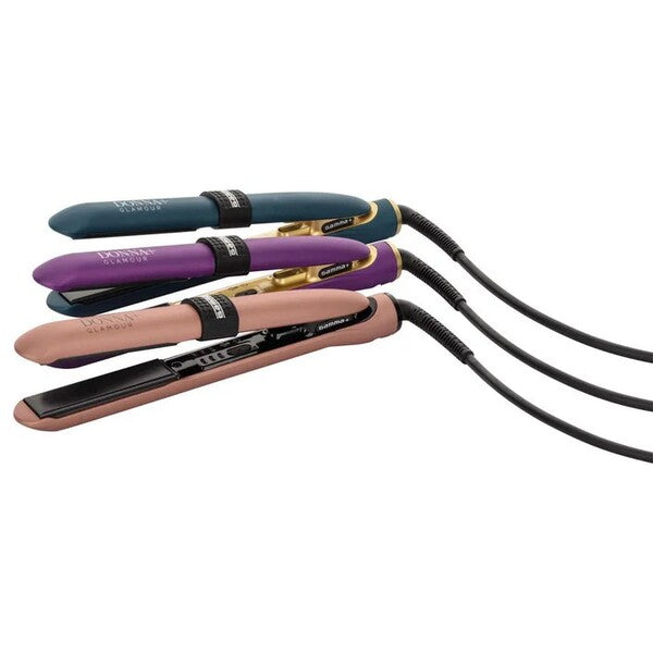 Gamma+ Donna+ Glamour hair straightener in teal, imported from the UK