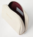 Brunello Cucinelli compact grained leather wash bag - British product