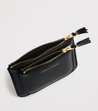 Comme des Garçons medium leather logo wallet, UK version