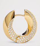 Engelbert Aurea Spira Creoles gold and diamond earrings - British product