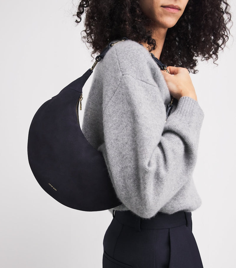 ANINE BING suede Kate shoulder bag imported from the UK
