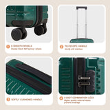 Livingandhome hardside carry-on suitcase 55cm, UK version