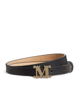 Harrods Max Mara Leather Monogram Belt- Buy online at McGrocer