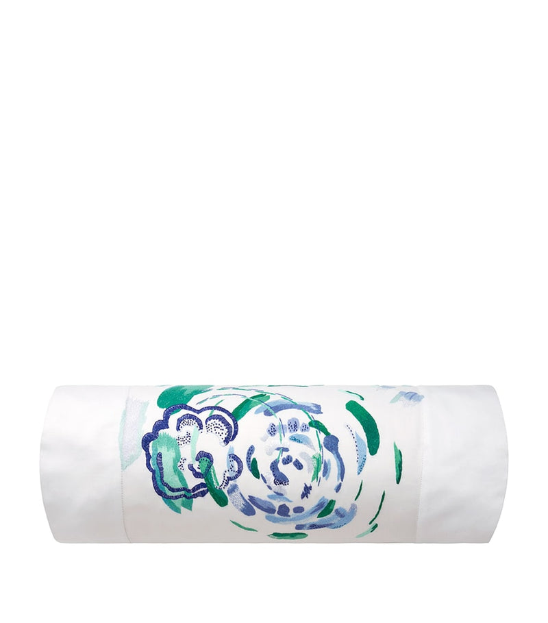 Yves Delorme Abysses neck roll 13cm x 35cm (British brand)
