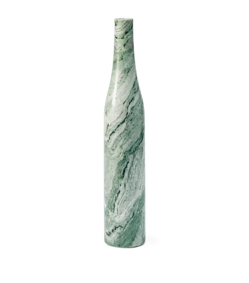 POLSPOTTEN Marble Heritage Bottle Candle Holder 47cm, imported from the UK