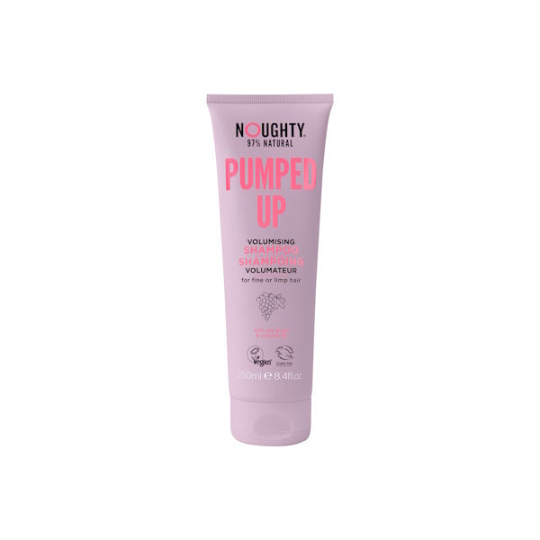 Noughty Pumped Up Volumising Shampoo 250ml, imported from the UK
