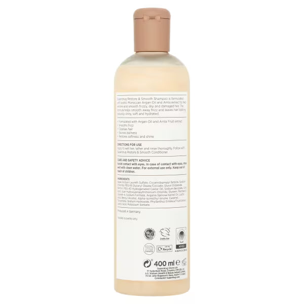 Superdrug Extracts Argan Amla Shampoo 400ml (British brand)