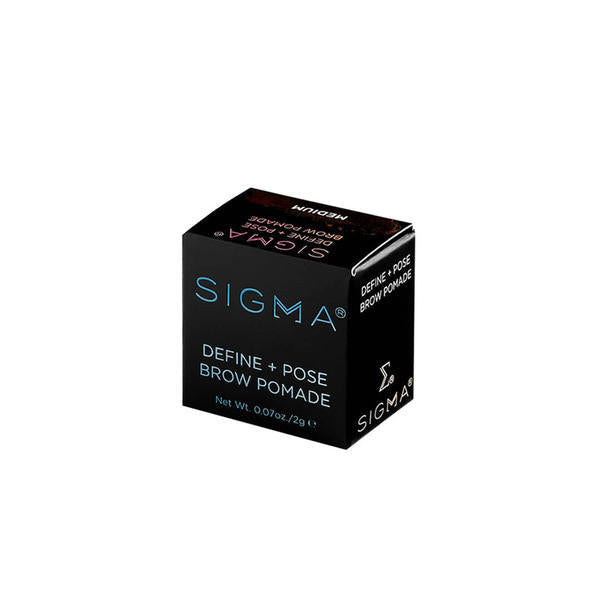 Sigma Beauty Define + Pose brow pomade Medium 2g, UK version