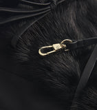Yves Salomon mink fur leather mittens - British product