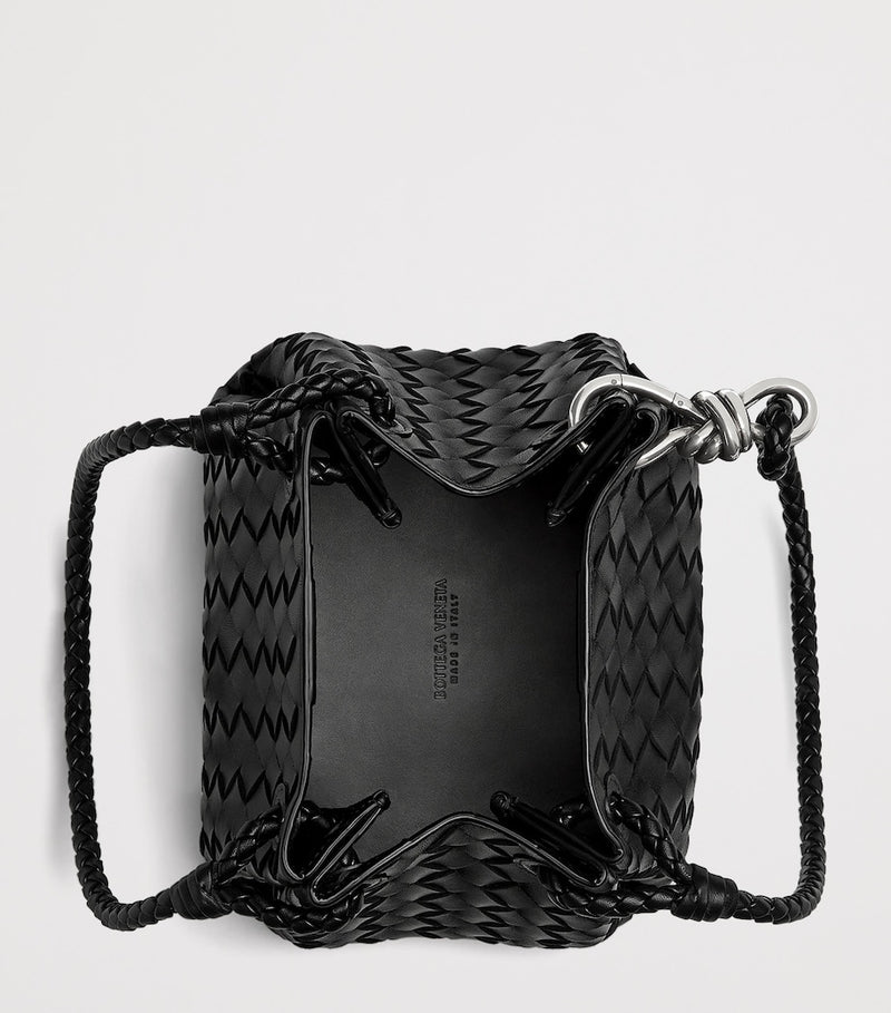 Bottega Veneta small leather parachute shoulder bag - British product
