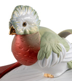 Lladró porcelain quetzal box, UK version
