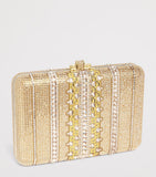 Judith Leiber crystal lattice clutch, UK version