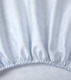 Yves Delorme organic cotton Eclipses king fitted sheet 150cm x 200cm (British brand)