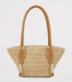 Christian Louboutin Venus mini raffia basket bag, UK version