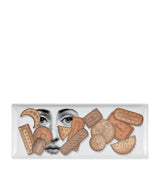 Harrods Fornasetti 175 Anniversary Edition Porcelain Biscotti Rectangular Tray 15cm- Buy online at McGrocer