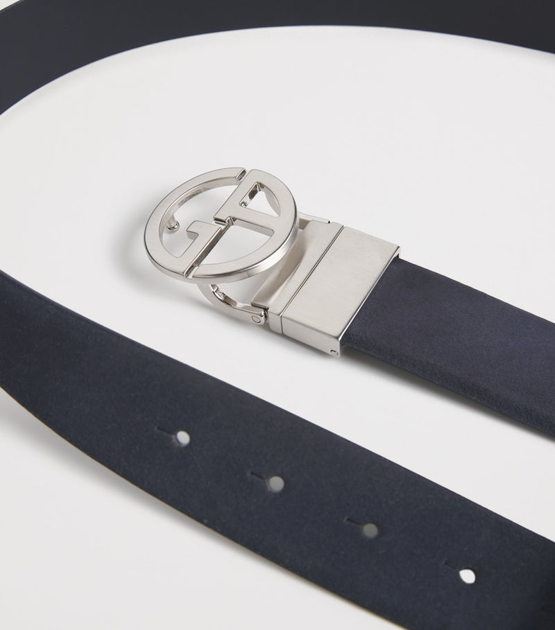 Giorgio Armani suede reversible belt strap 3.5cm (British brand)