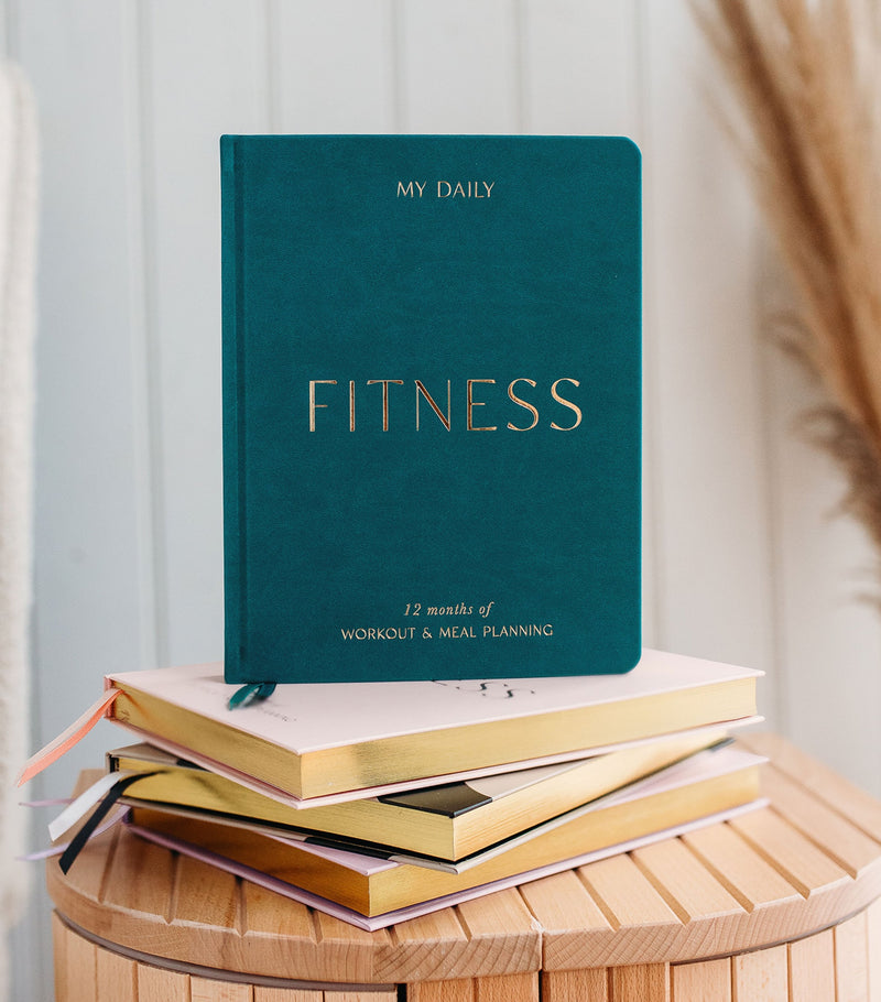 Blush and Gold Fitness Meal Planner - British product