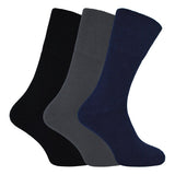 THMO Mens Thick Warm Bamboo Thermal Socks 6-11 UK GOODS Superdrug Black Navy Grey