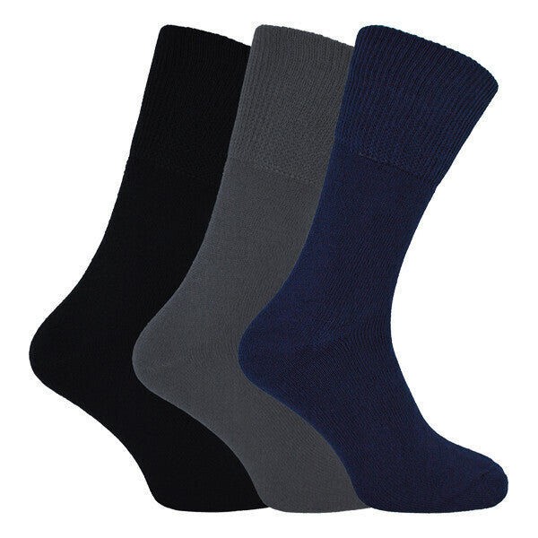 THMO Ladies Thick Warm Bamboo Thermal Socks 4-8 UK GOODS Superdrug Black Navy Grey