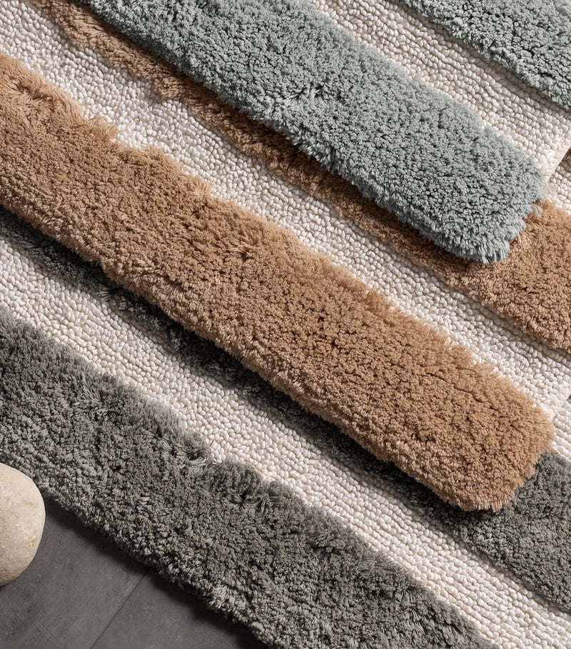 Hamam Rhine tufting bath mat 60x90cm - British product