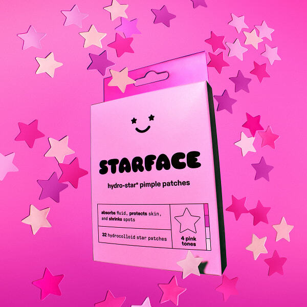 Starface Hydro-Star Pickel-Pflaster Pink 32er Packung (britische Marke)