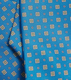 Eton silk jacquard tie floral design 8cm (British brand)