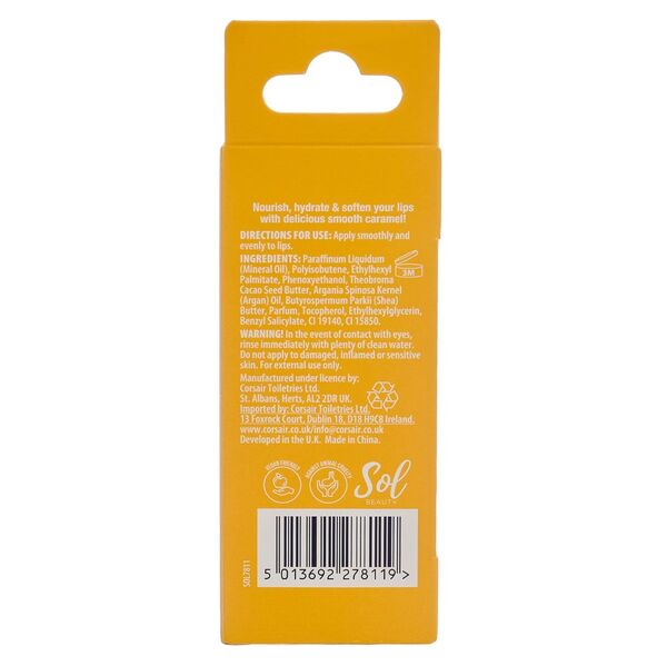 Sol Beauty Salted Caramel Vanilla Lip Oil 2 x 3g (British brand)