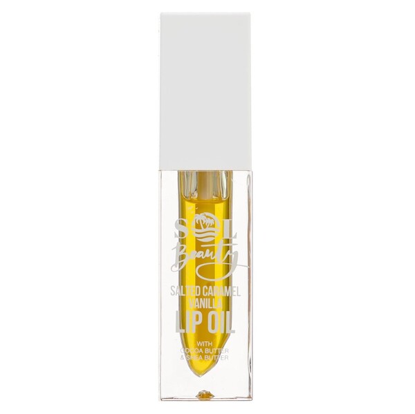 Sol Beauty Salted Caramel Vanilla Lip Oil 2 x 3g (British brand)