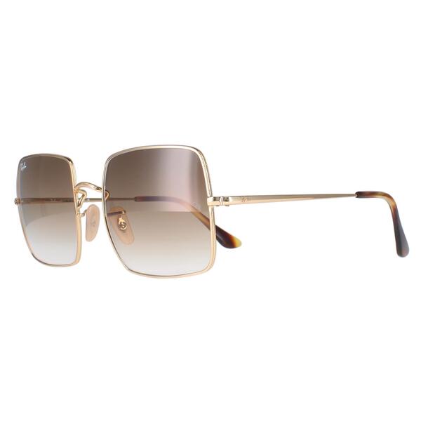 Ray-Ban RB1971 gold gradient oversized square women's sunglasses (British brand)