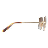 Ray-Ban RB1971 gold gradient oversized square women's sunglasses (British brand)