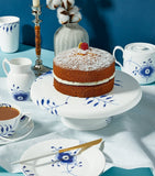 Royal Copenhagen blue fluted mega serving dish on stand 29.5cm, imported from the UK