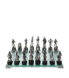 Royal Selangor Star Wars chess set pewter glass board (British brand)