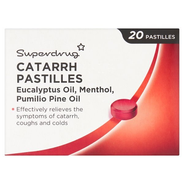 Superdrug Catarrh Throat 21 Sweets GOODS Superdrug