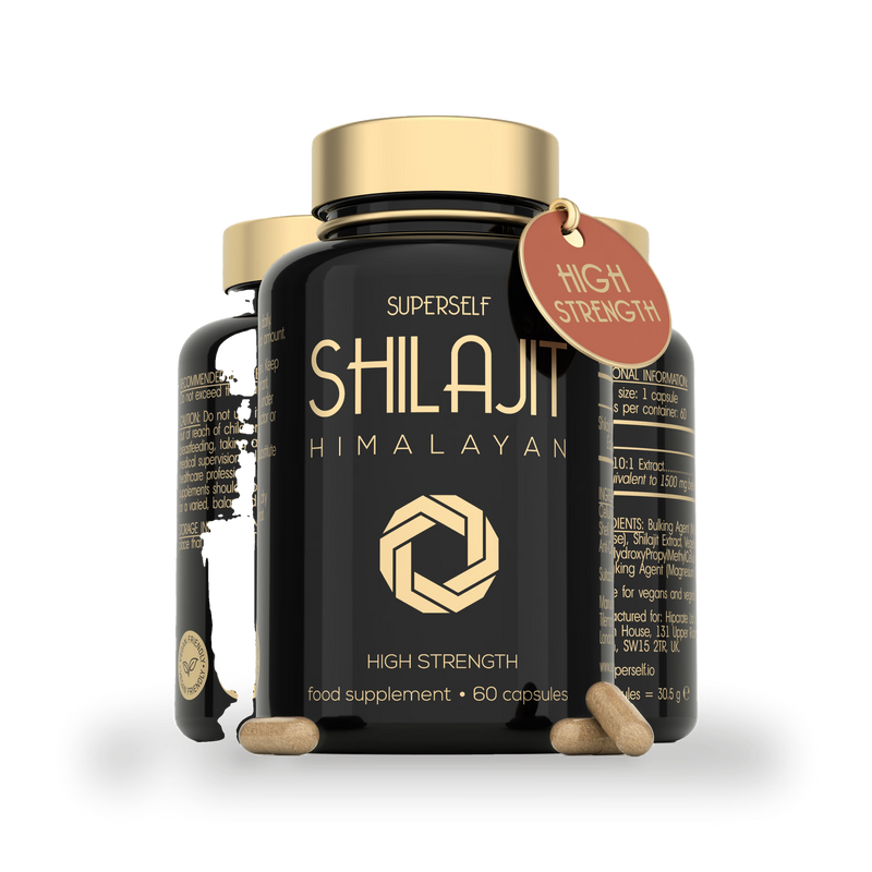 SuperSelf Himalayan shilajit supplement 60 capsules - British product