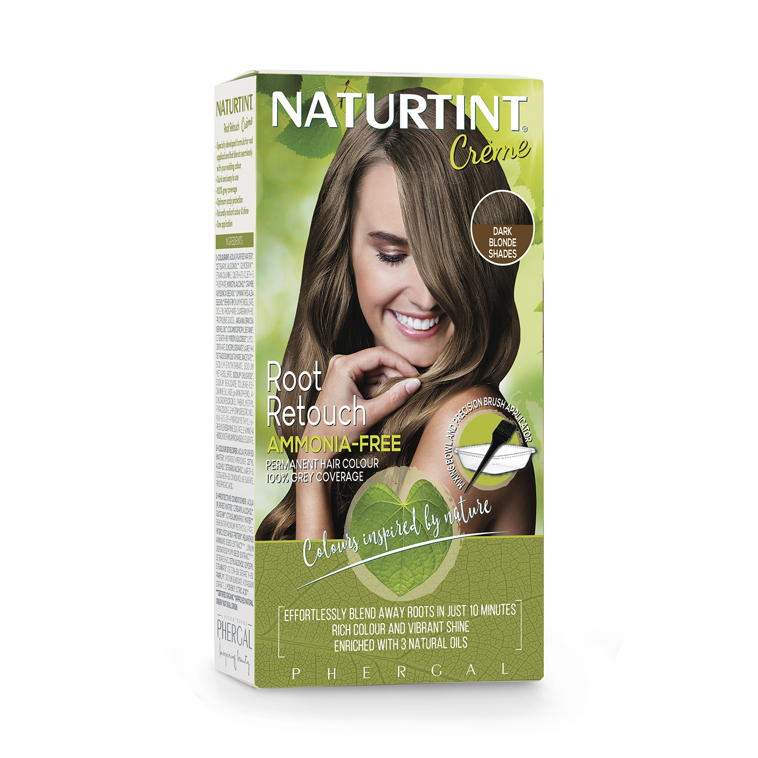 Naturtint Root Retouch Crème - Black Shades 45ml - 998359