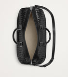 Bottega Veneta large leather Intrecciato duffle bag (British brand)
