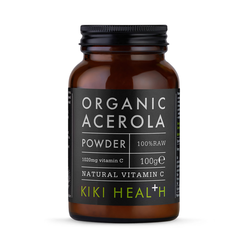 Organic acerola powder 100g vitamin C supplement (British brand)