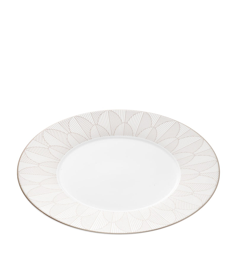 Christofle porcelain Malmaison Platinum Impériale dinner plate 27cm - British product