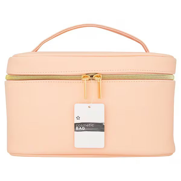 Superdrug Peach Vanity Cosmetic Bag - British product