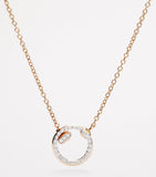 Pomellato Together necklace in rose gold and diamonds, imported from the UK